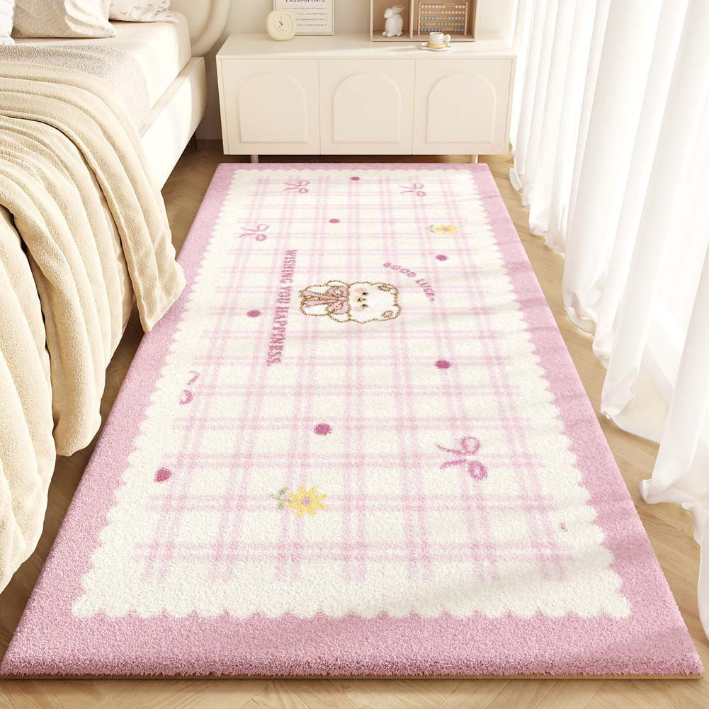 Cute Character Themed Plush Area Mat