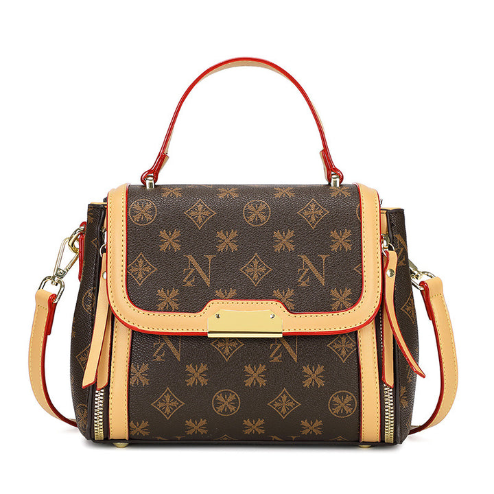 Stylish Structured Handbag with Adjustable Strap