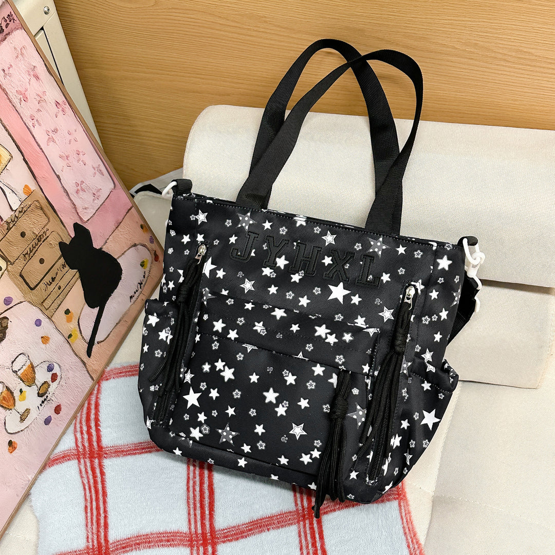 Stylish Star-Printed Backpack Stornfield 1791205378