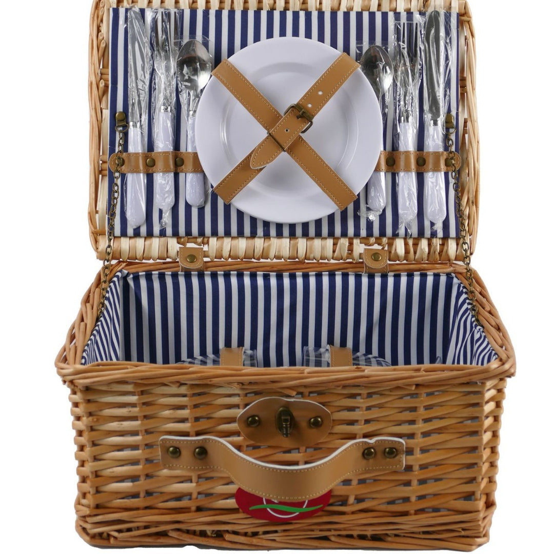 Women’s picnic basket with integrated dish set Stornfield