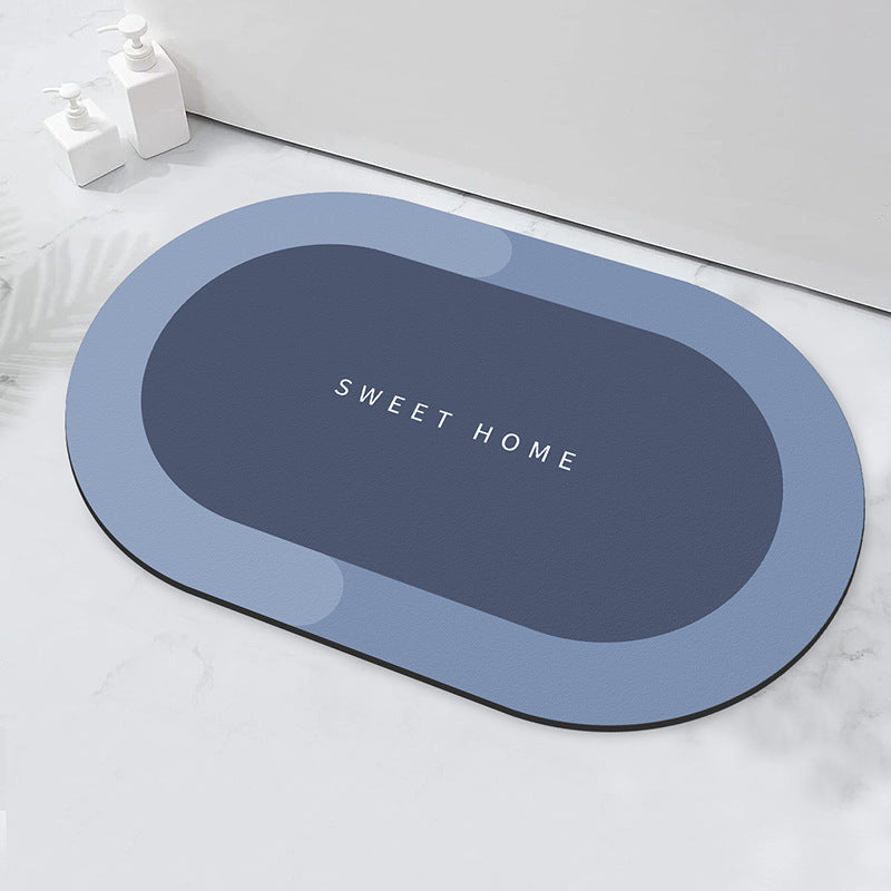 Modern Textured Bathroom Mat for Home