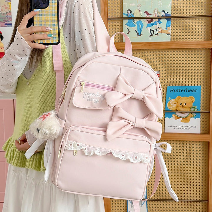 Cute Bow-Detail Backpack Stornfield