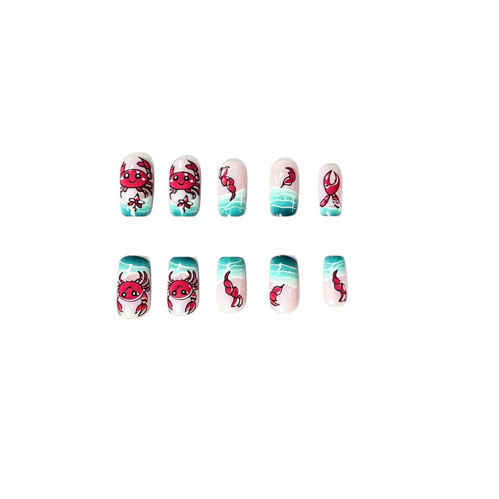 Coastal Themed Nail Art Enhancements Stornfield