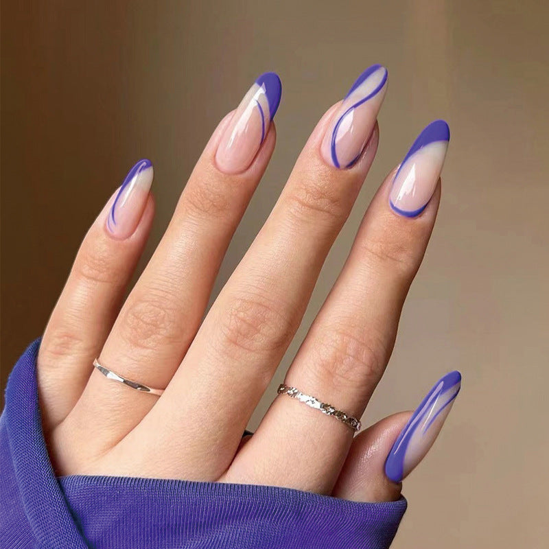 Artificial gel nails with elegant design Stornfield