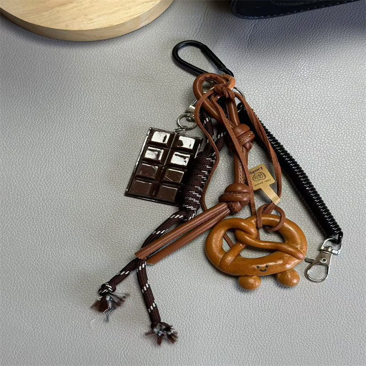 Whimsical Food-Themed Keychain Stornfield