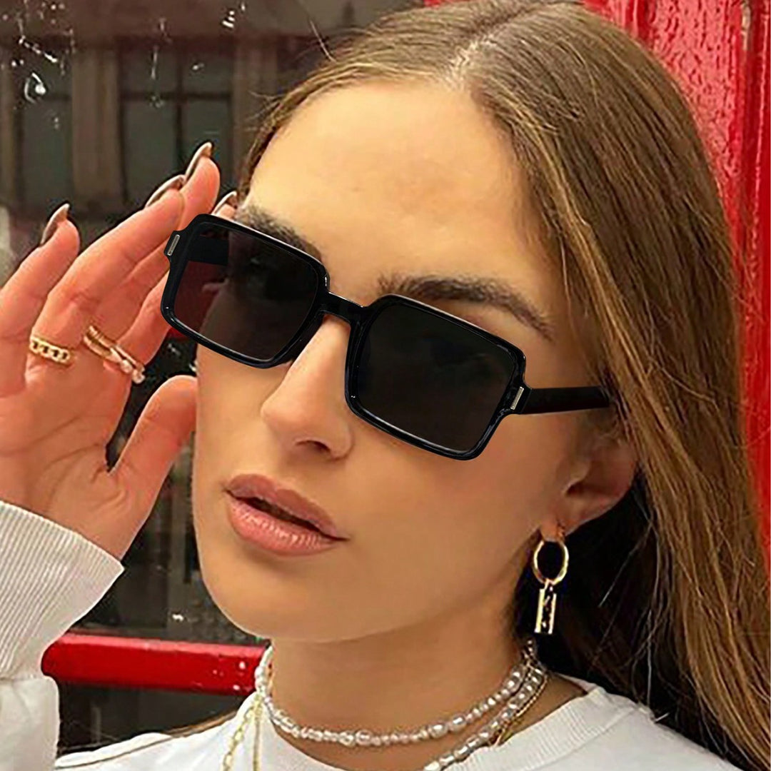 Women's square sunglasses in elegant leopard print Stornfield