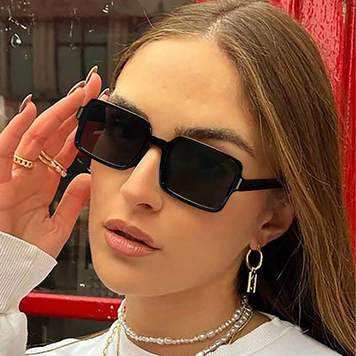 Women's square sunglasses in elegant leopard print Stornfield
