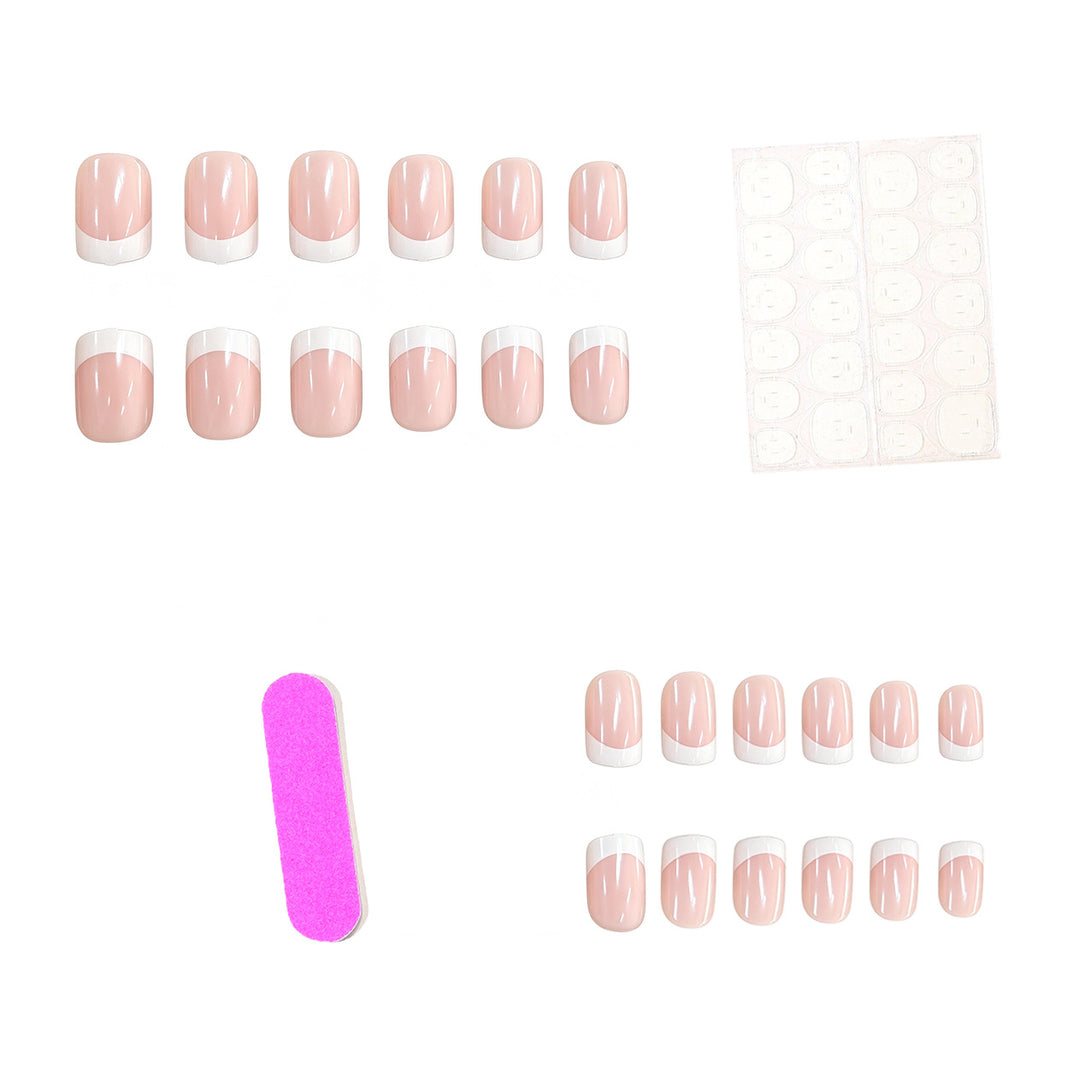 French Tip Acrylic Nail Art Enhancements Stornfield