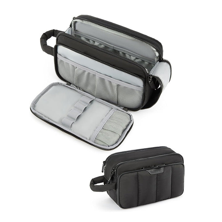 Cosmetic Organizer Bag with Multiple Compartments and Removable Interior Compartment Stornfield