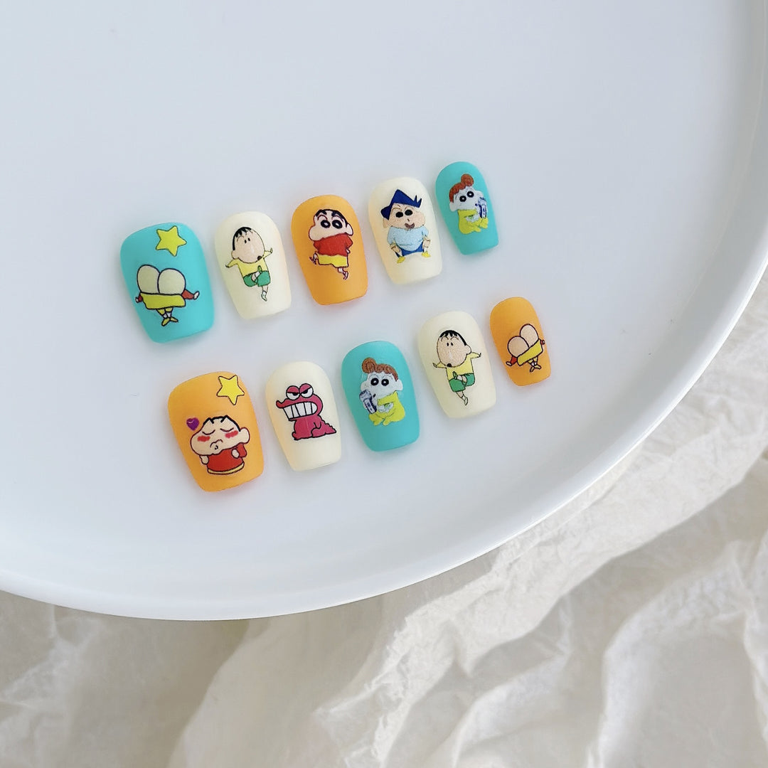 Whimsical Character Press-On Nail Set  1791774190