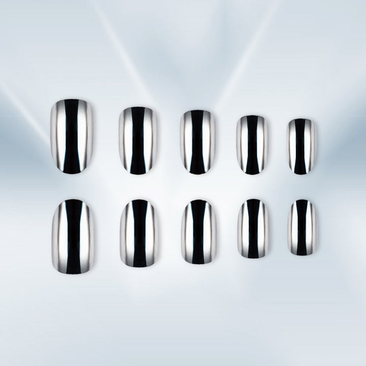Metallic Finish Nail Art Stornfield