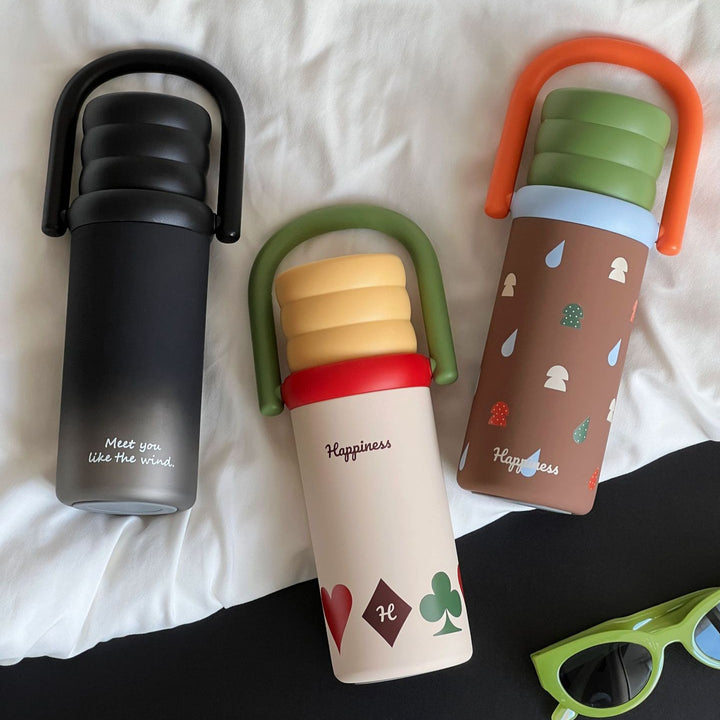 Women Practical Drinking Bottle with Stylish Lid Stornfield