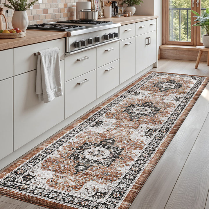 Vintage-Inspired Kitchen Runner