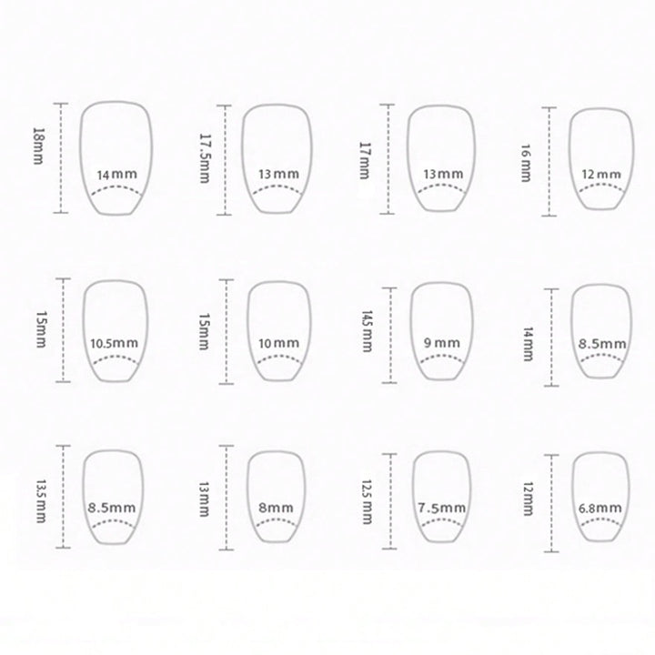 French Tip Acrylic Nail Set Stornfield