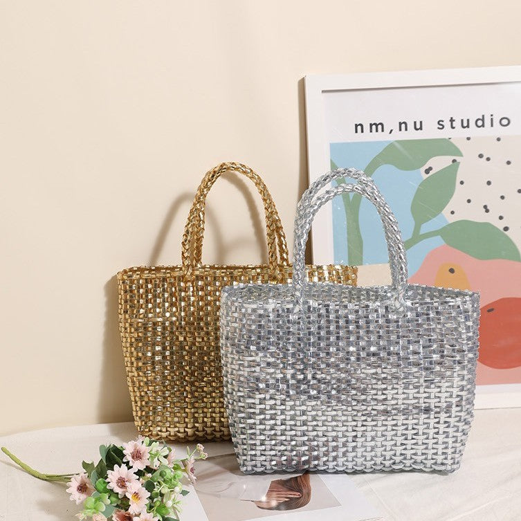 Handmade basket bag with innovative weaving technique Stornfield