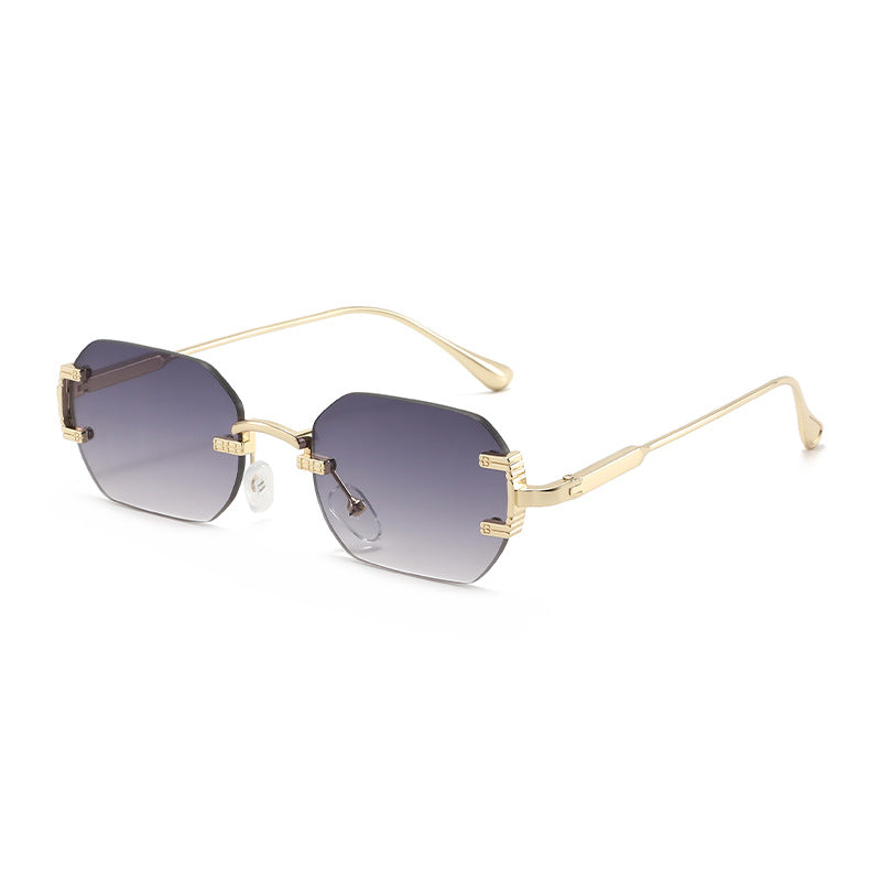 Ladies geometric sunglasses with luxurious metal frame and protective UV filter Stornfield