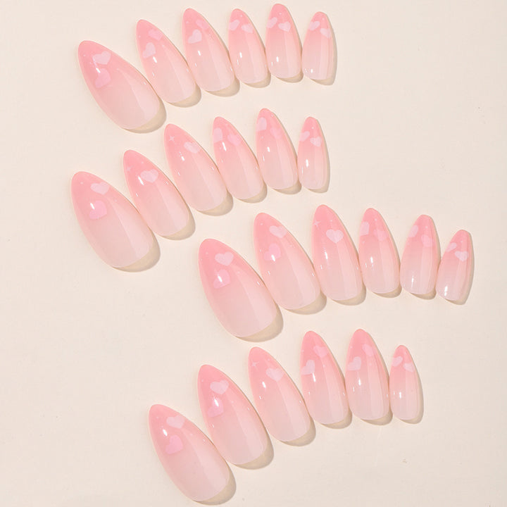 Elegant Almond-Shaped Press-On Nail Set Stornfield