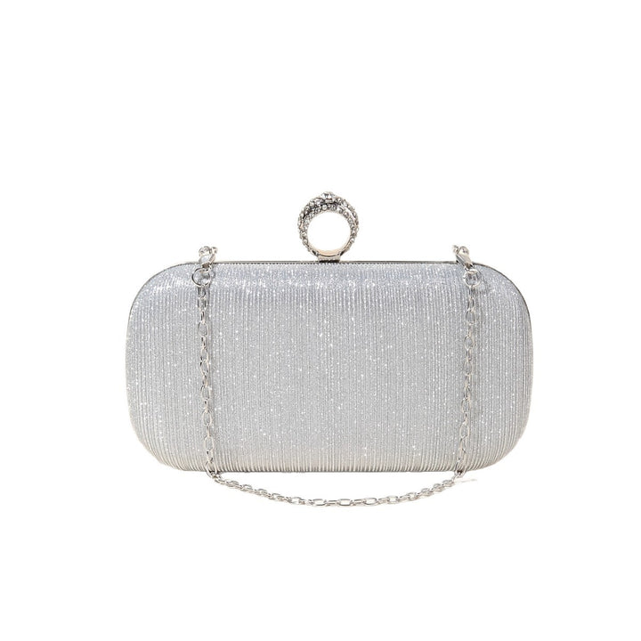 Decorative Evening Clutch with Chain Handle