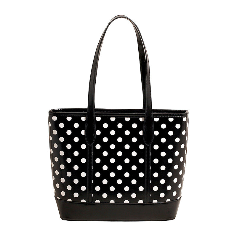 Polka Dot Print Casual Tote Stornfield