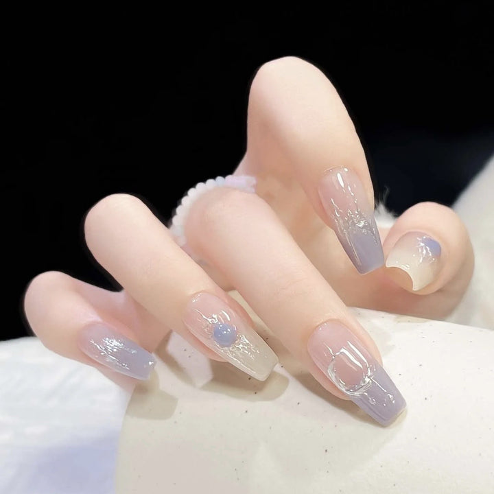 Cosmic-Themed Press-On Nail Set