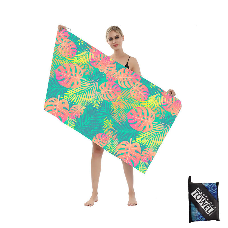 Beach towel with artistic mandala design Stornfield