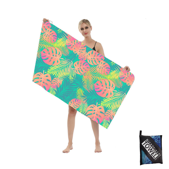 Beach towel with artistic mandala design Stornfield