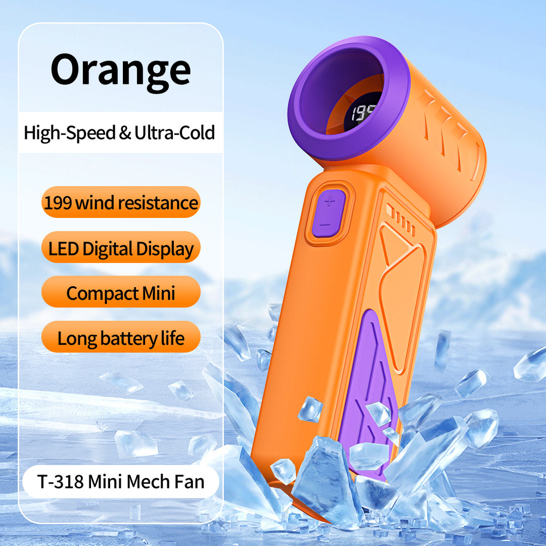 Women Portable Mini Fan with LED Temperature Display Stornfield