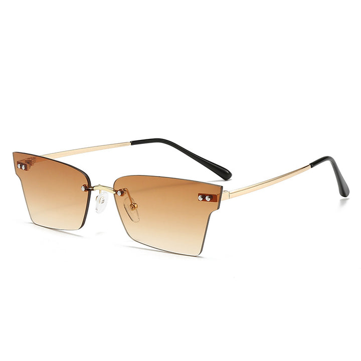 Ladies trendy geometric sunglasses with ultra-light frame Stornfield