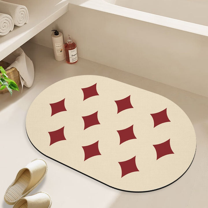 Absorbent Non-Slip Bath Mat