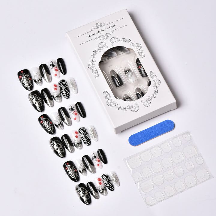 Spooky-Themed Press-On Nail Set
