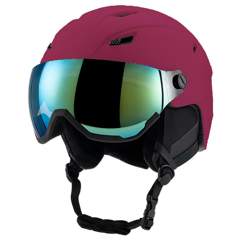Snow Sports Helmet with Integrated Visor Stornfield