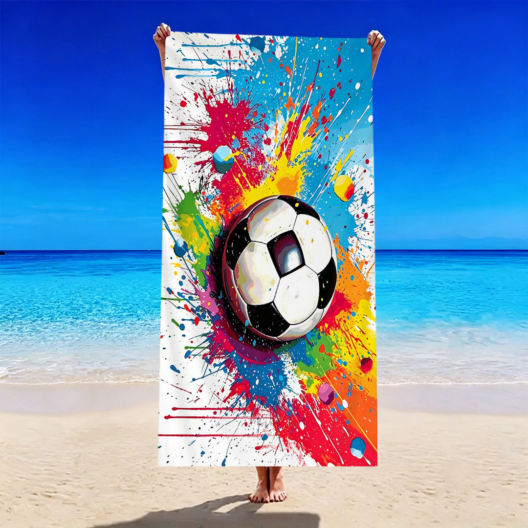 Football-themed beach towel Stornfield