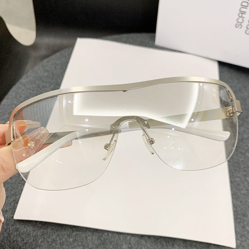 Women futuristic sunglasses with elegant minimalist design Stornfield