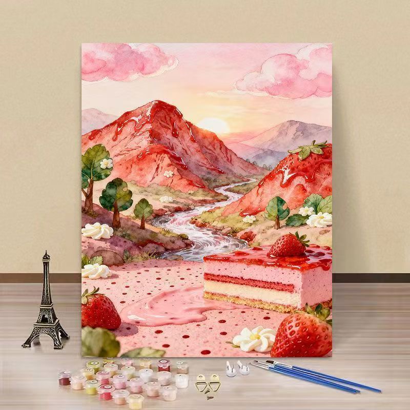 Fantasy Landscape DIY Paint by Numbers Art Kit Stornfield