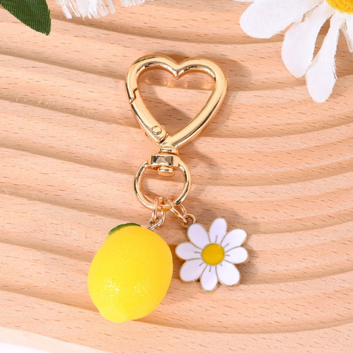 Keychain with Fruity Strawberry Design Stornfield