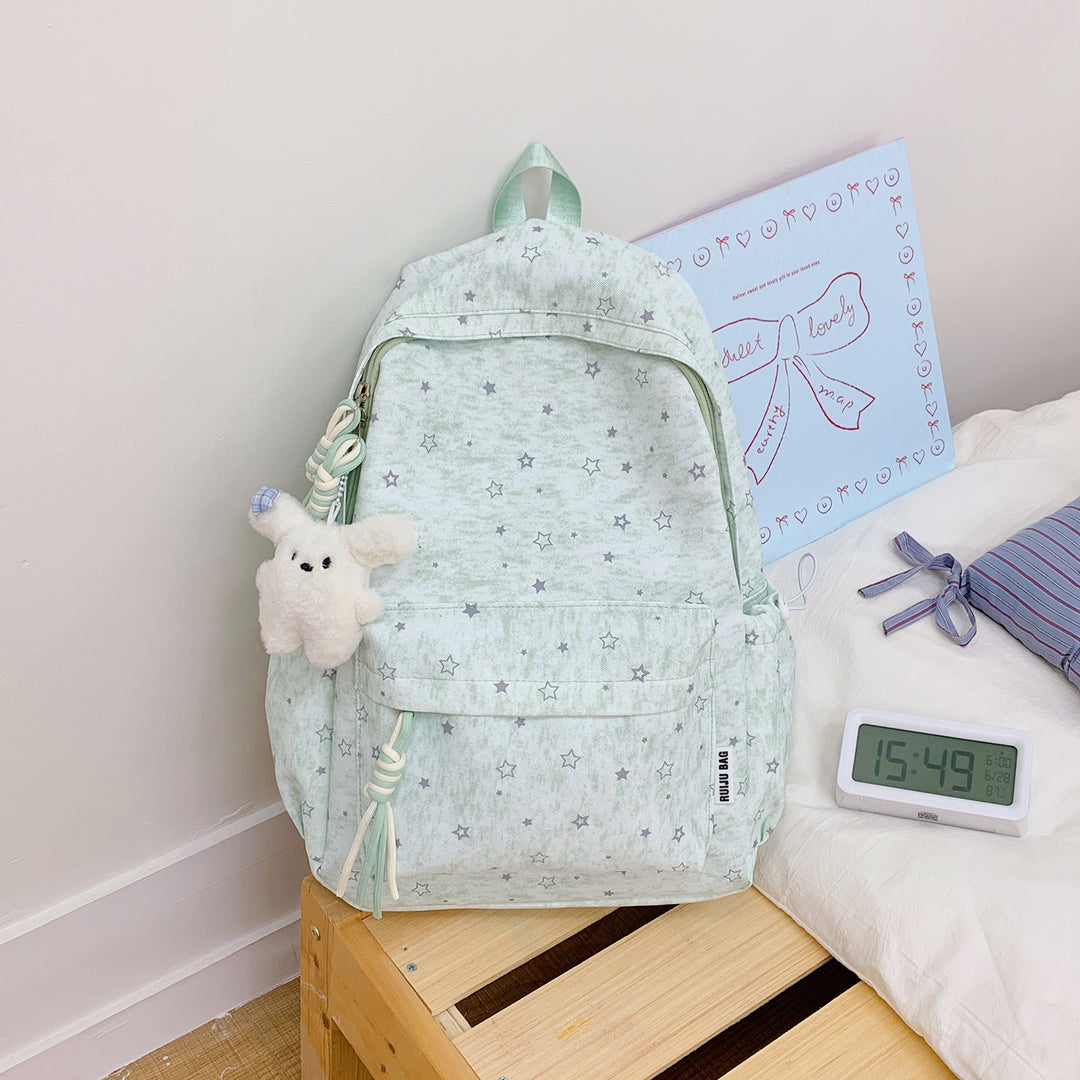 Cute Star-Patterned School Backpack Stornfield