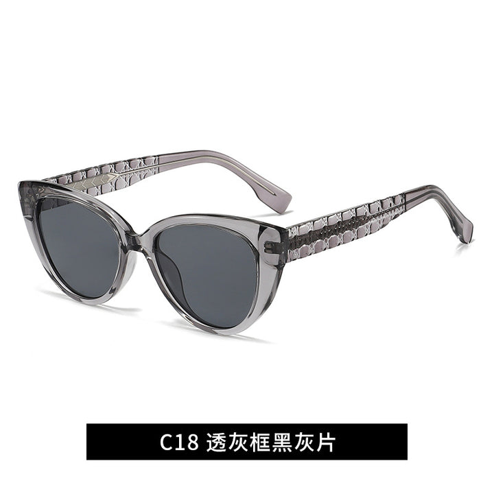 Women's Cat-Eye Sunglasses with Decorative Bridge Stornfield