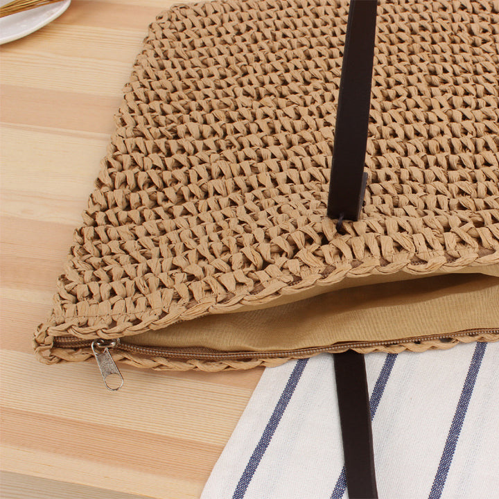 Handbag Made from Handwoven Natural Material with Sturdy Handles Stornfield