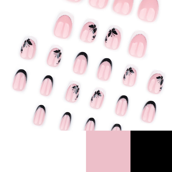 Elegantly designed nail art with butterfly motif Stornfield