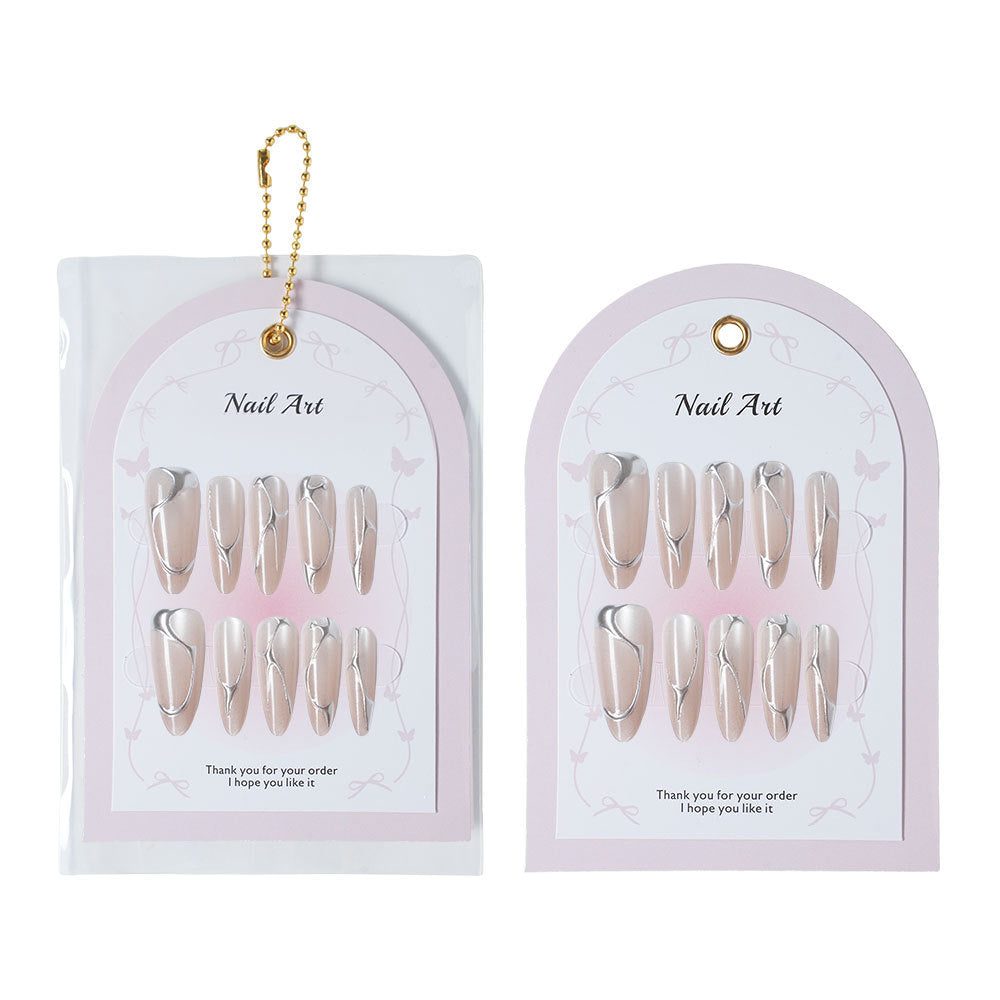 Elegant Abstract Art Press-On Nails Stornfield