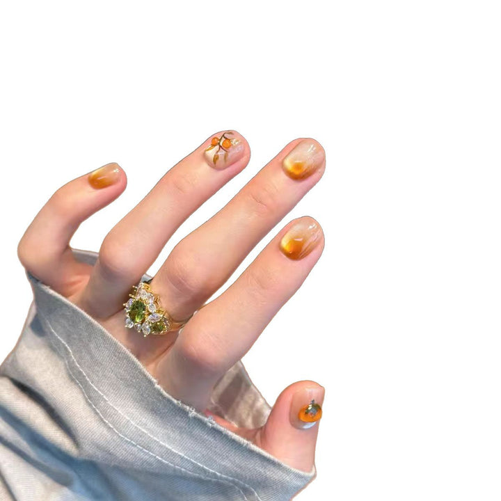 Floral Art Press-On Nails