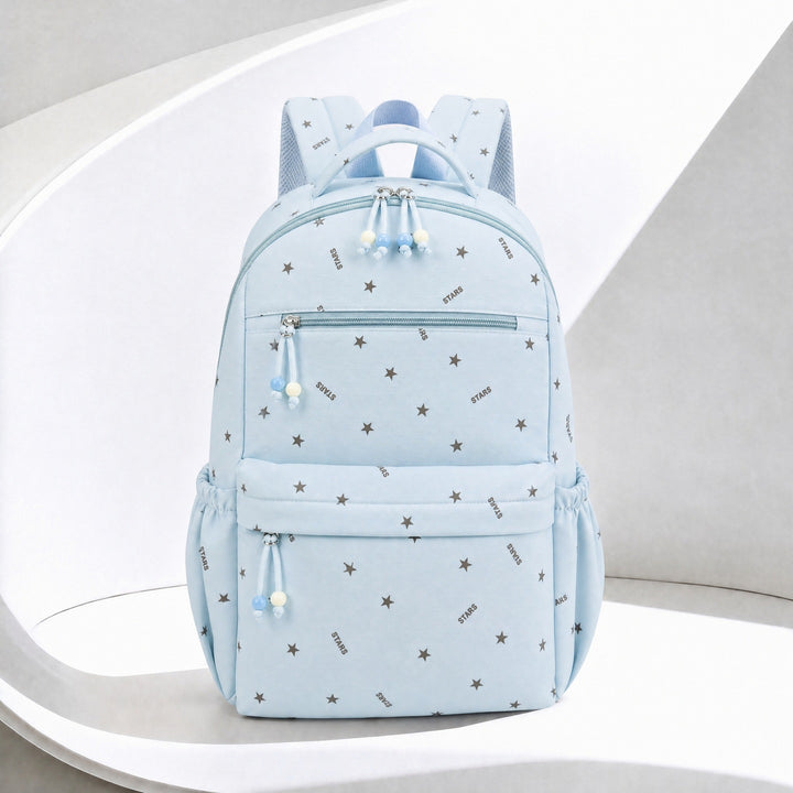 Stylish Star-Patterned Everyday Backpack Stornfield