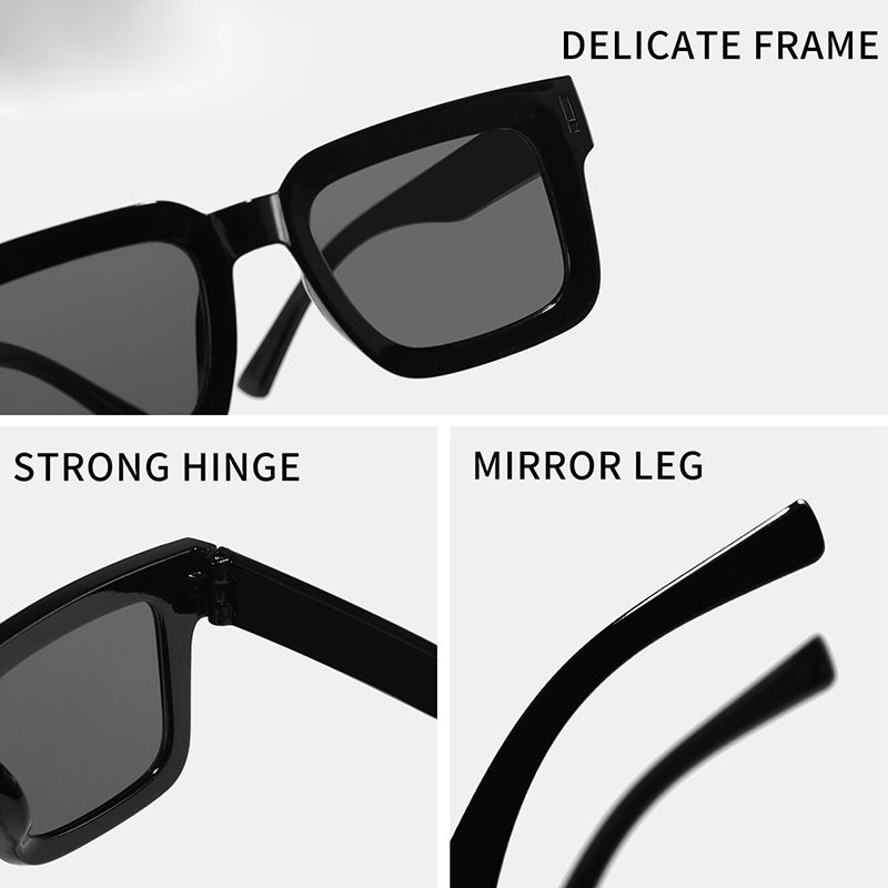 Women's fashionable square sunglasses with high-quality frame design Stornfield
