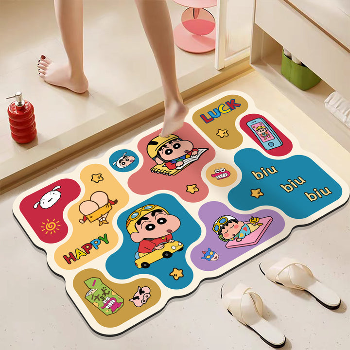 Cartoon Character Bathroom Mat