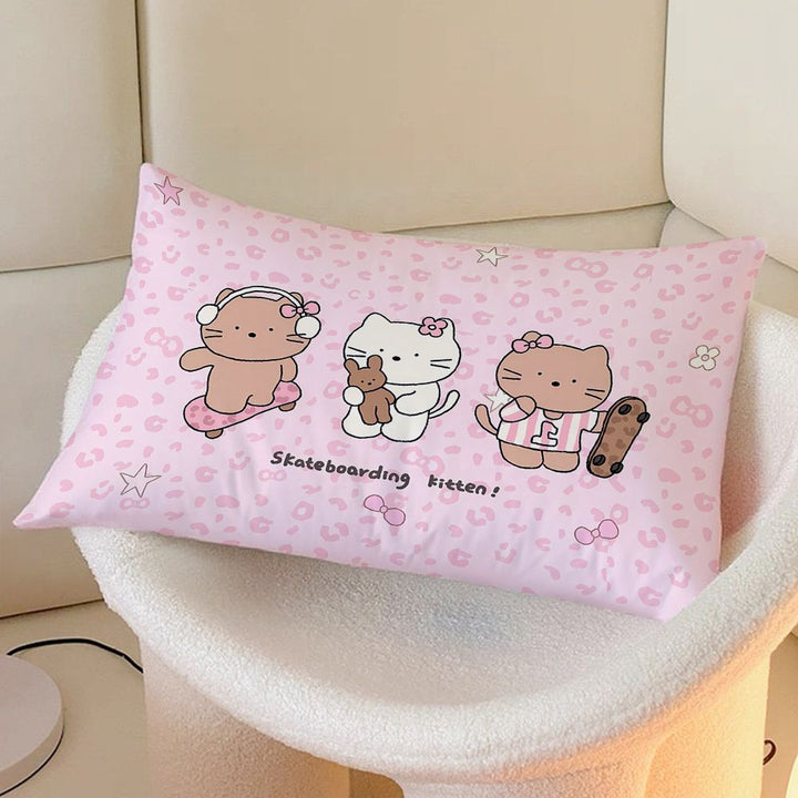 Cartoon-Themed Cozy Throw Pillow