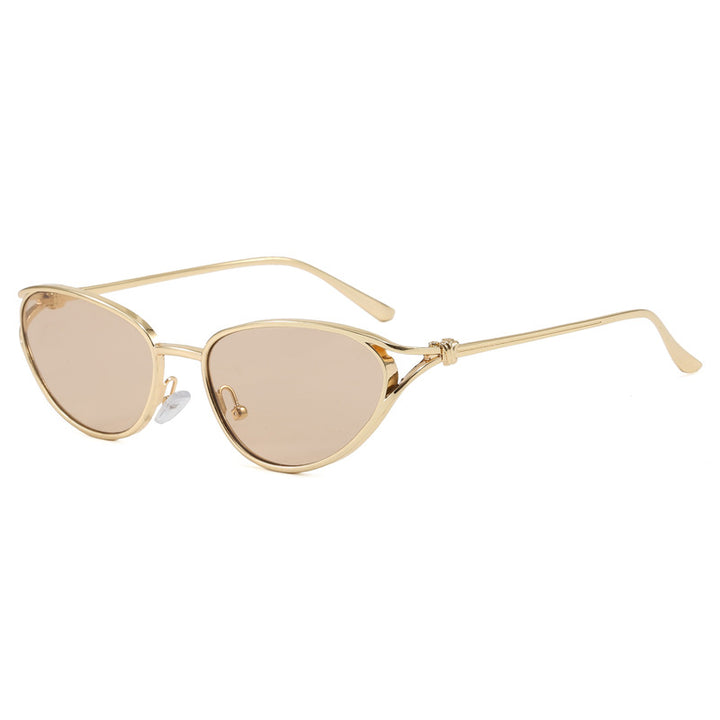 Trendy Cat-Eye Sunglasses with Metallic Frame Stornfield