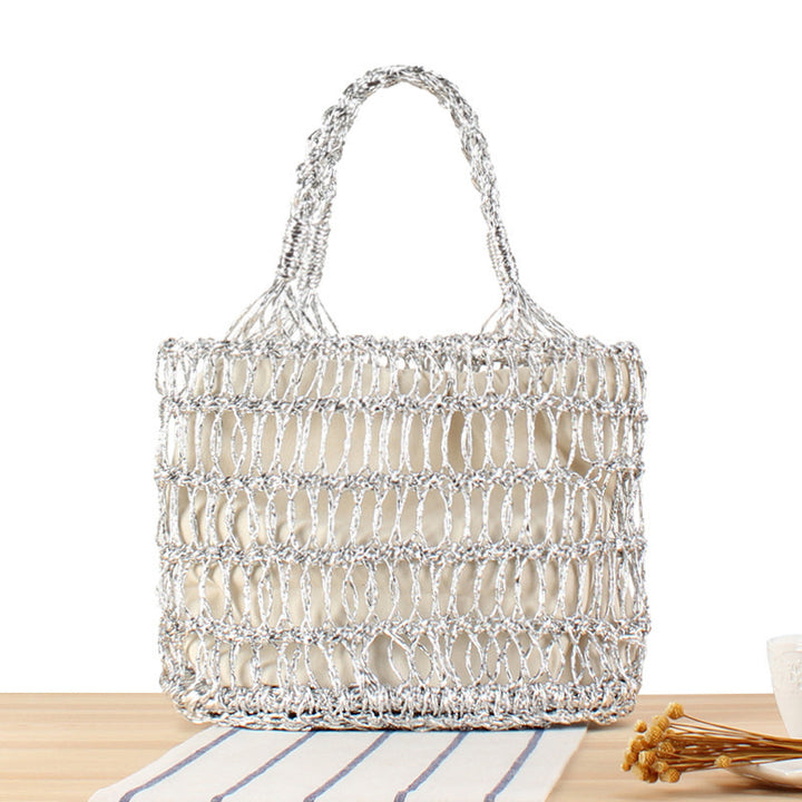 Shoulder bag made of punched metal grid Stornfield