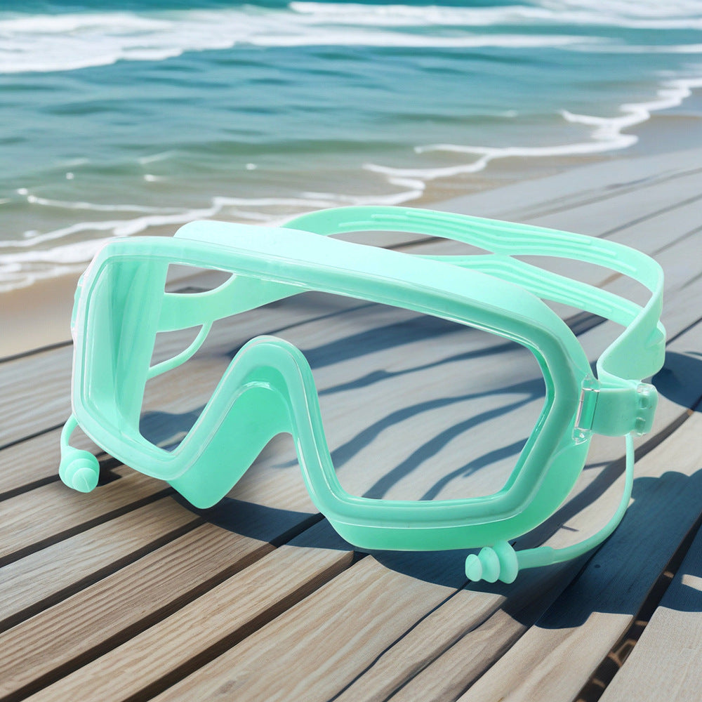 Diving mask with flexible silicone edge Stornfield