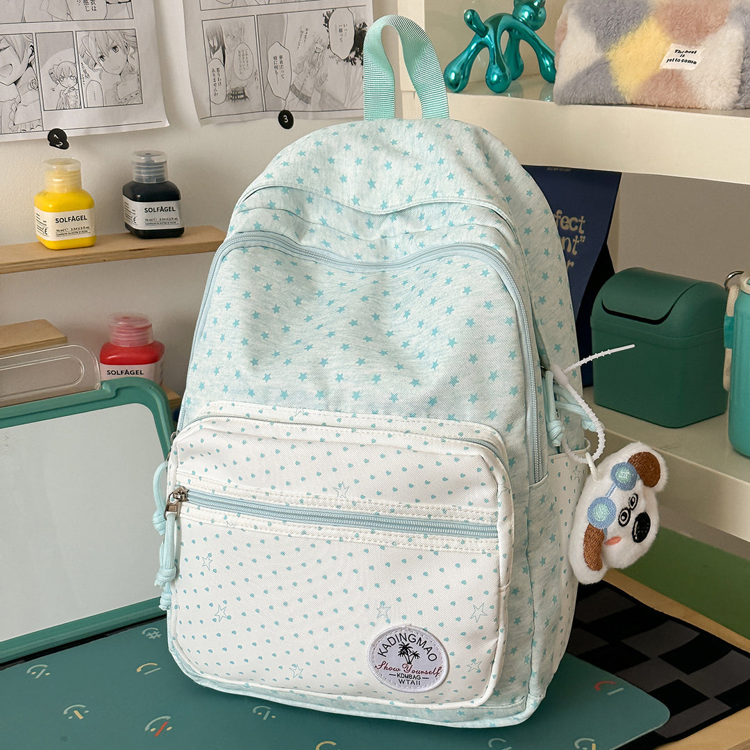 Playful Star-Patterned Backpack Stornfield 1791205809