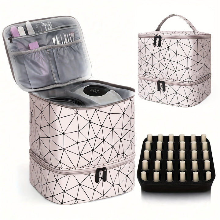 Cosmetic Organizer Bag with Dual Design and Sturdy Interior Lining Stornfield